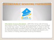 Affordable Housing in Faridabad