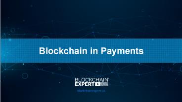 Blockchain in Payments