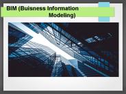 BIM Presentation