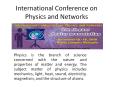 International conference on Physics PowerPoint PPT Presentation