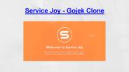 Servicejoy Gojek Clone