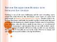 Tips for Truckers from Business Auto Insurance Los Angeles PowerPoint PPT Presentation