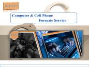 Computer & Cell Phone Forensic Service