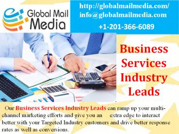 Business Services Industry Leads