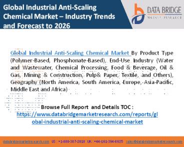 industrial anti scaling chemical market