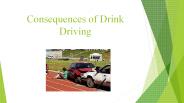 Consequences of Drink Driving (1)