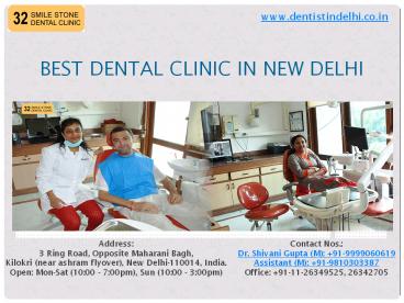 Best Dental Clinic in New Delhi