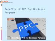 Benefits of PPC for Business Purpose