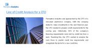 Line of Credit Analysis for a CFO