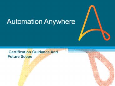 Automation Anywhere Training in Noida