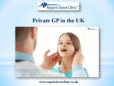 Private GP in the UK