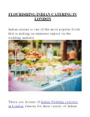 FLOURISHING INDIAN CATERING IN LONDON, UNITED KINGDOM
