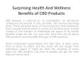 Amazing Health Positive aspects of CBD Products PowerPoint PPT Presentation