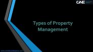 Types of Property Management