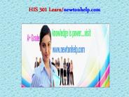 HIS 301  Learn/newtonhelp.com