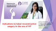 Indications to tubal reconstructive surgery in the era of IVF
