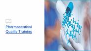 Pharmaceutical Quality Training