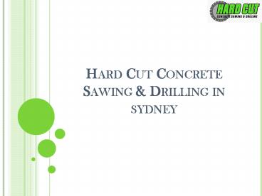 Perfect Solutions For Any Concrete Sawing & Drilling Needs