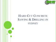 Perfect Solutions For Any Concrete Sawing & Drilling Needs
