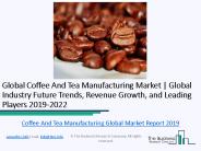 Global Coffee And Tea Manufacturing Market Overview 2019-2022