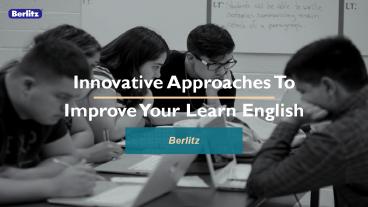 Learn English | English courses in Dubai | Learn Business English