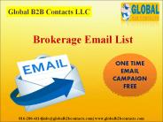 Brokerage Email List