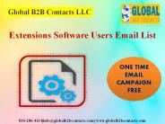 Extensions Software Users Email List