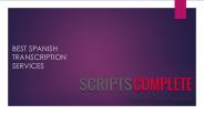 High Quality Based Spanish Transcription Services