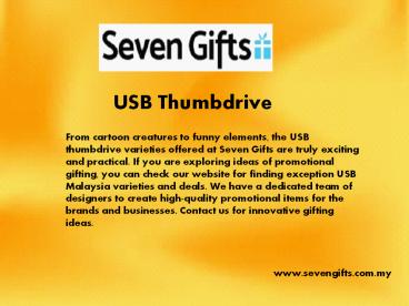 USB Thumbdrive