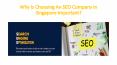 Why Is Choosing An SEO Company In Singapore Important PowerPoint PPT Presentation