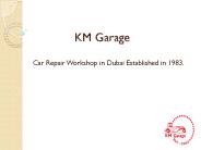 Car Repair Workshop in Dubai