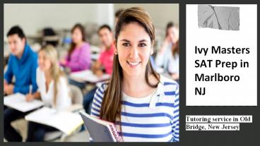 Ivy Masters SAT Prep in Marlboro NJ