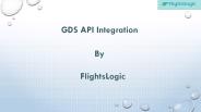 GDS API Integration