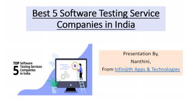 Best 5 Software Testing Service Companies in India
