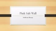 Salt Room Therapy