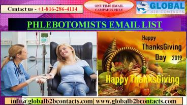 PHLEBOTOMISTS EMAIL LIST