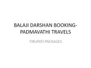 Padmavathi Travels