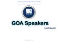 Choose best Christian speakers for an Event - Goaspeakers.com PowerPoint PPT Presentation