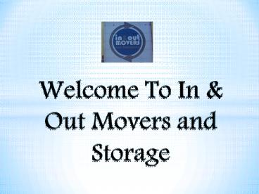 Moving and Storage San Francisco