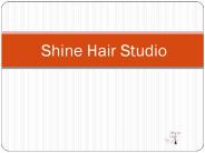 shine hair studio services
