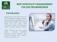 Best hospitality management colleges in bhubaneswar PowerPoint PPT Presentation