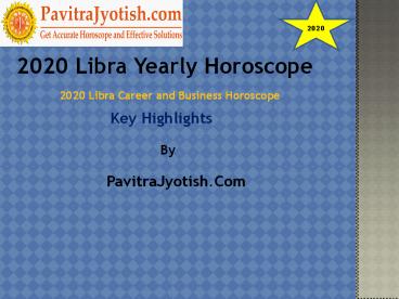 2020 Libra Career and Business Horoscope