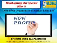 Non-Profit Organization Executives Email data