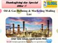Oil & Gas Refining & Marketing Mailing data PowerPoint PPT Presentation