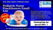 Pediatric Nurse Practitioners Email data