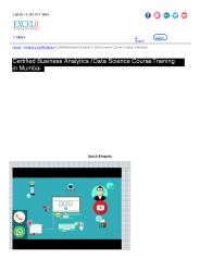 Data Analytics Courses - ExcelR