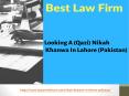 Actual Qazi Nikah Khawan In Lahore Pakistan PowerPoint PPT Presentation
