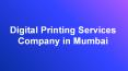 Digital Printing Services Company in Mumbai PowerPoint PPT Presentation