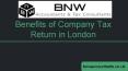 Benefits of company tax return in London PowerPoint PPT Presentation