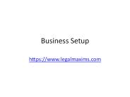 Business Setup in UAE